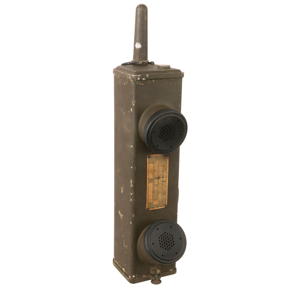 Original U.S. WWII Handie Talkie SCR-536 Radio Transceiver BC-611-C - Dated 1944 Original Items