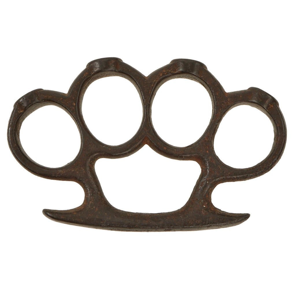 Original U.S. WWII Custom Made Cast Iron Knuckle Dusters Original Items