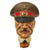 Original German Post-WWII Political & Military Caricature Wine Stoppers by Achatit of Cologne, Germany - Lot of 6 - AH, Churchill, Truman, Eisenhower, MacArthur, and Stalin Original Items