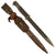 Original German WWII French 98k 1942 Bayonet by Châtellerault with Letter of Provenance, Scabbard, and Frog - Matching Serial 252 l Original Items