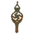 Original German WWII National Socialist State Veteran's Association Flag Pole Finial with Socket - NSRKB Original Items