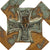 Original German WWII National Socialist State Veteran's Association Flag Pole Finial with Socket - NSRKB Original Items