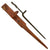 Original U.S. WWII Rare M1941 Johnson Rifle Spike Bayonet with Leather Scabbard Original Items