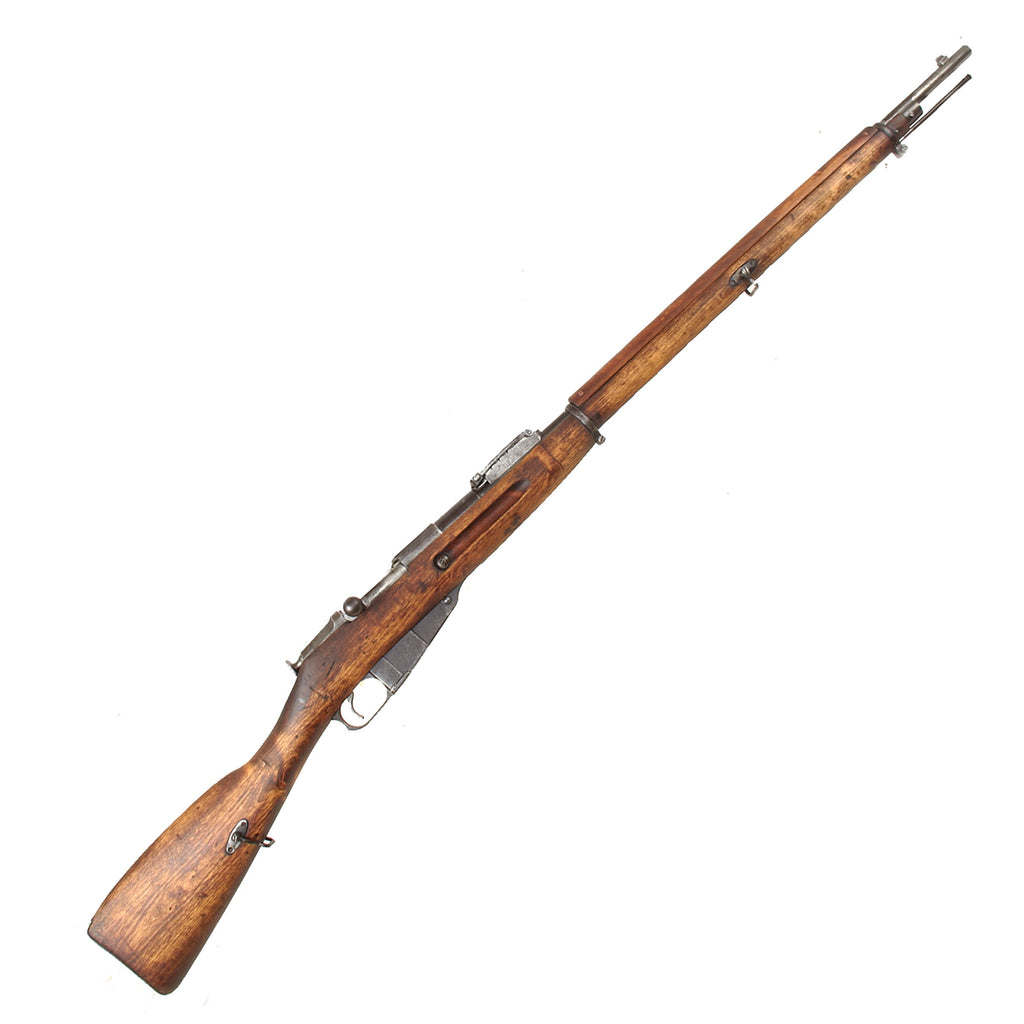 Original Antique Finnish Captured Mosin-Nagant M/91 Infantry Rifle by Châtellerault in France Serial 114568 - dated 1893 Original Items