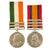 Original British Second Boer War 2nd Dragoons Named Version Three Queen's South Africa Medal With 3 Clasps & King's South Africa Medal with Two Clasps - Private W. Aiken - Killed in Action in 1914 Original Items