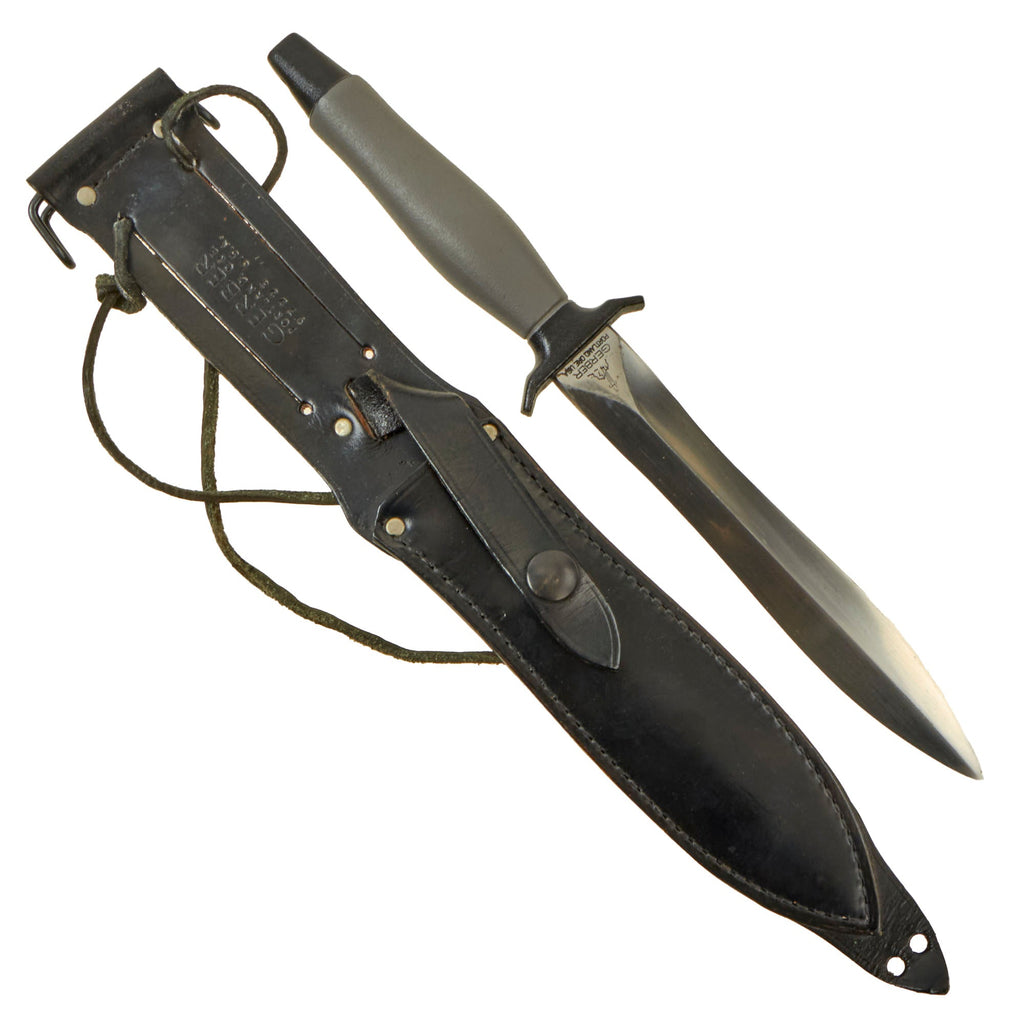 Original U.S. Vietnam War Era Gerber MkII Fighting Survival Knife with Scabbard - Serial 030653, Made in 1973 Original Items