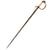 Original U.S. 1830s Militia Officer’s Sword with Fire-Blued Gold-Inlaid Blade by Horstmann with Weyersberg-Made Blade Original Items