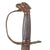 Original U.S. War of 1812 Artillery Officers’ Eagle Head Pommel Saber with Wavy Stirrup Hilt & Dark Horn Grip - Ca. 1805 Original Items