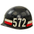 Original U.S. Vietnam War 572nd Military Police Battalion M1 Helmet Liner - Decals Original Items