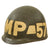 Original U.S. Vietnam War 504th Military Police Battalion Worn WWII M1 Helmet Liner by Westinghouse Original Items