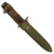Original U.S. WWII M4 Bayonet by Utica Cutlery for the M1 Carbine with Factory Variant Wooden Handle & M8 Scabbard by B.M. Co Original Items