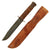 Original U.S. WWII USMC Early Blade-Marked Mark 2 KA-BAR Fighting Knife in USMC Boyt-Marked Leather Sheath Original Items