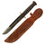 Original U.S. WWII Western G-46-8 "KA-BAR" Style Fighting Knife with Correct Leather Scabbard Original Items