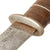 Original WWII Large EG Waterman EGW Stacked Leather Grip Fighting Knife with Custom Handle & Sheath Original Items