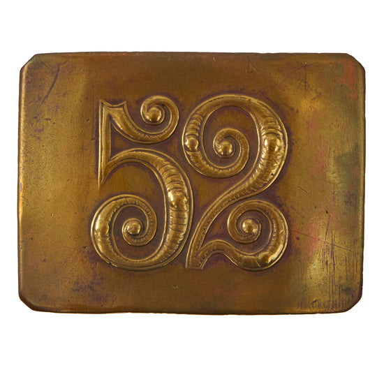Original Spanish-American War M1886 52nd “Andalucia” Spanish Regulars Belt Buckle - Served in Cuba in 1899 Original Items