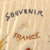 Original U.S. WWI Pair of Framed Embroidered French Souvenirs - 15½ x 18½” & 17½ x 21½” Original Items