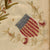 Original U.S. WWI Pair of Framed Embroidered French Souvenirs - 15½ x 18½” & 17½ x 21½” Original Items