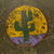 Original WWII U.S. 103rd Infantry Division Painted Rear Seam Swivel Bale M1 Helmet with Seaman Paper Company Liner - Occupation Painted Original Items