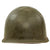 Original WWII U.S. 103rd Infantry Division Painted Rear Seam Swivel Bale M1 Helmet with Seaman Paper Company Liner - Occupation Painted Original Items