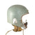 Original U.S. 1950s USAF K-1 High Altitude Partial Pressure Flight Helmet - As Found Condition for Parts or Restoration - Lockheed U-2 Spy Plane Original Items