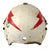 Original U.S. Cold War P-4 Flying Pilot Helmet with Tinted Visor & Thunderbolt Decals Original Items