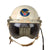 Original Cold War U.S. Air Force Selby Shoe Co. P-4 Flying Helmet with Tinted Visor & USAF Decal - Dated July 1955 Original Items