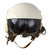 Original U.S. Navy Gentex SPH-4 Helicopter Helmet with Ramshorn Dual Visor and Avionics Original Items