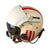 Original U.S. Navy Gentex SPH-4 Helicopter Helmet with Ramshorn Dual Visor and Avionics Original Items