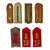 Original Imperial German WWI Regimental Shoulder Board Collection - 8 Total Original Items