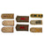 Original Imperial German WWI Regimental Shoulder Board Collection - 8 Total Original Items