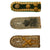 Original Imperial German WWI Regimental Shoulder Board Collection - 8 Total Original Items