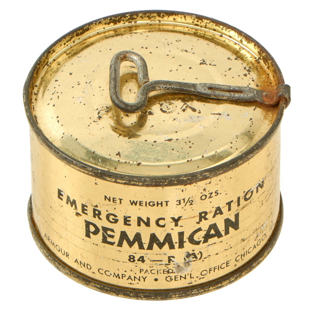 Original WWII U.S. Tinned Pemmican Survival Food Ration-Sealed Original Items