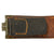 Original German WWII Army Heer EM/NCO Brown Leather Belt with Pebbled Aluminum Buckle by Dr. Franke & Co. of Lüdenscheid Original Items