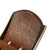 Original German WWII Army Heer EM/NCO Brown Leather Belt with Pebbled Aluminum Buckle by Dr. Franke & Co. of Lüdenscheid Original Items