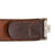Original German WWII Named Luftwaffe Leather Belt with Painted Steel Buckle by B. Haarmann of Lüdenscheid - Dated 1941 Original Items