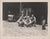 Original U.S. WWII USMC Iwo Jima Unpublished Photo Grouping with Field-Modified KA-BAR Fighting Knife, Top Secret Iwo Jima Map, and Company Unit History in EGA Carved Wooden Cover - 5th Engineer Battalion Original Items
