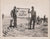 Original U.S. WWII USMC Iwo Jima Unpublished Photo Grouping with Field-Modified KA-BAR Fighting Knife, Top Secret Iwo Jima Map, and Company Unit History in EGA Carved Wooden Cover - 5th Engineer Battalion Original Items