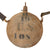 Original U.S. Indian Wars / Spanish-American War Unit-Marked M1878 Canteen with Leather Shoulder Strap - 19th Regiment, Company H Original Items