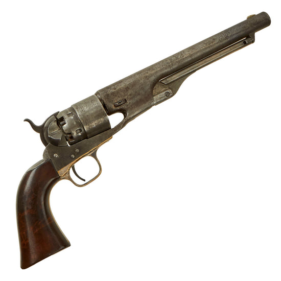 Original U.S. Civil War Colt Model 1860 Army .44cal Percussion Revolver made in 1863 with Figured Grip - Serial 116919 Original Items