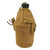 Original U.S. WWII Rare M1942 Black Porcelain Enamel Canteen in 4th Pattern USMC Carrier with M1910 Cup Original Items