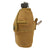 Original U.S. WWII Rare M1942 Black Porcelain Enamel Canteen in 4th Pattern USMC Carrier with M1910 Cup Original Items
