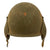 Original U.S. WWII USAAF Bomber Crew M3 Steel FLAK Helmet with Original Flocking - Missing Chinstrap Original Items
