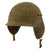 Original U.S. WWII USAAF Bomber Crew M3 Steel FLAK Helmet with Original Flocking - Missing Chinstrap Original Items
