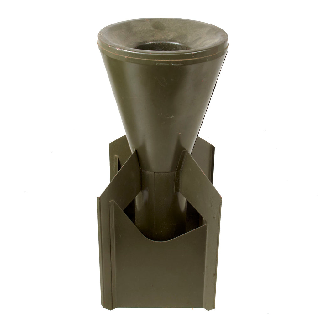 Original U.S. WWII Trench Art Aerial Bomb Fin Standing Ashtray - Inert Original Items