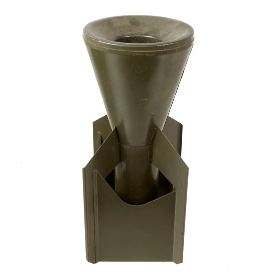 Original U.S. WWII Trench Art Aerial Bomb Fin Standing Ashtray - Inert Original Items