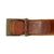 Original German WWII Rare Tropical Afrikakorps DAK Web Belt with Steel Buckle by Dr. Franke & Co. - Missing Catch Loop - Dated 1940