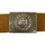 Original German WWII Rare Tropical Afrikakorps DAK Web Belt with 1941 Dated Steel Buckle by Noelle & Hueck and Tropical D-Ring Original Items