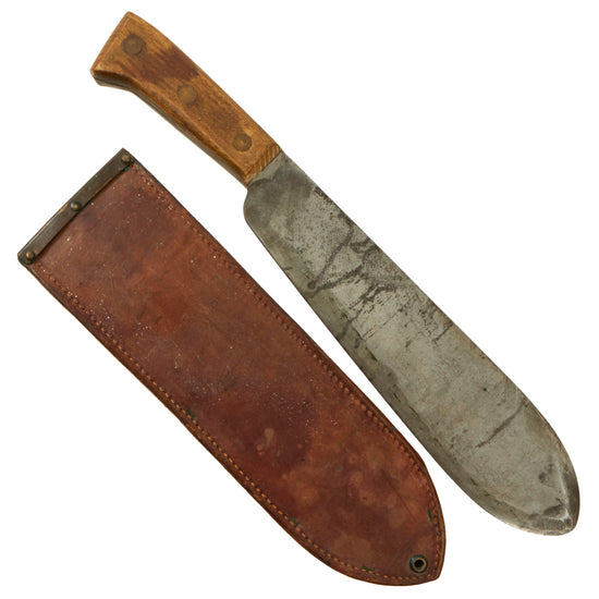 Original U.S. WWII USMC Bolo Knife by Chatillon, N.Y. with BOYT 1944 Scabbard Original Items