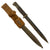 Original German WWII 1939 Dated 98k Bayonet by Paul Weyersberg with Scabbard & Tropical DAK Web Frog - Matching Serial 5337 g Original Items