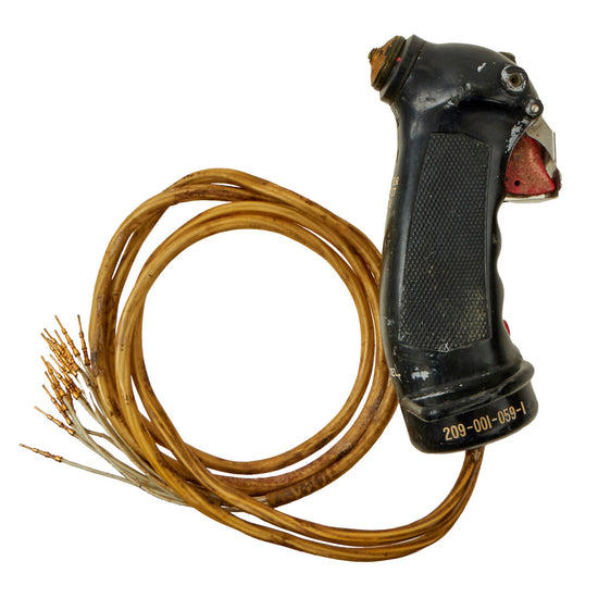 Original U.S. Vietnam War McDonnell Douglas F-4 Phantom II Control Stick Grip Assembly with Trigger Cover & Wiring Original Items